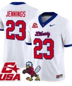 Rashad Jennings Jersey #23 Liberty Flames 2026 Vapor Limited Stitched by My Store NCAA Football Jerseys