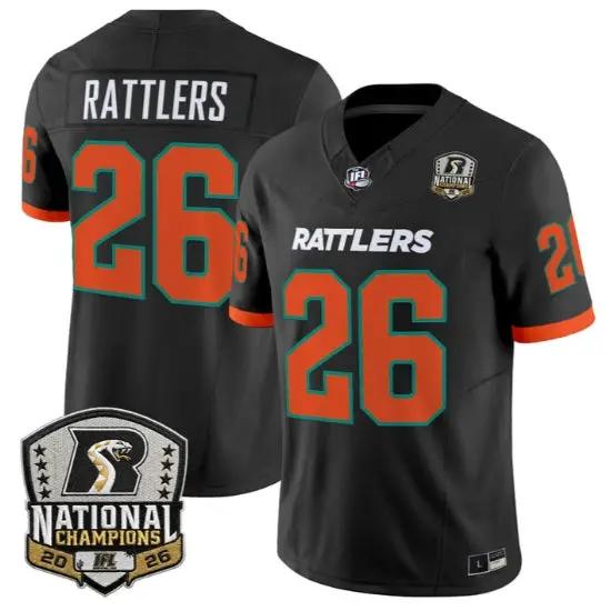 Rattlers Jersey #26 Arizona Rattlers 2026 National Patch All Stitched by My Store NCAA Football Jerseys