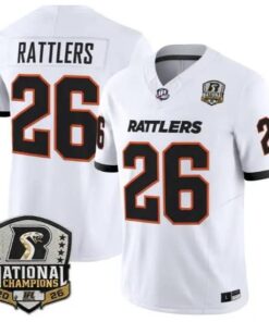 Rattlers Jersey #26 Arizona Rattlers 2026 National Patch All Stitched by My Store NCAA Football Jerseys