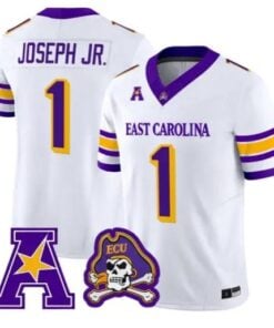 Ray Ray Joseph Jr Jersey #1 East Carolina Pirates 2026 Vapor Limited Stitched by My Store NCAA Football Jerseys