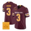 Reed Harris #3 Arizona State Sun Devils Jersey Roses & Devils Limited Stitched - Top Design Fan Reed Harris #3 Arizona State Sun Devils Jersey Roses & Devils Limited Stitched