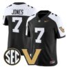 Ricardo Jones Jersey #7 Vanderbilt Commodores 2026 Vapor V2 Stitched - Top Design Fan Ricardo Jones Jersey #7 Vanderbilt Commodores 2026 Vapor V2 Stitched