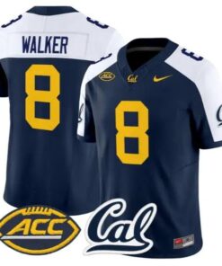 Rico Walker #8 Golden Bears Jersey 2026 Vapor Limited - All Stitched by My Store NCAA Football Jerseys