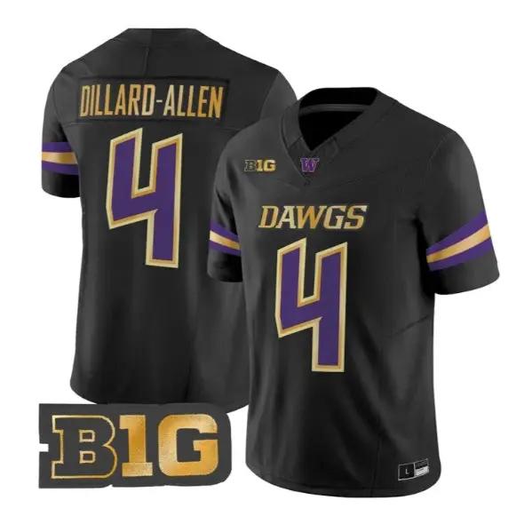 Rylon Dillard-Allen #4 Washington Huskies Jersey 2026 Unleash the Dawgs Stitched by My Store NCAA Football Jerseys