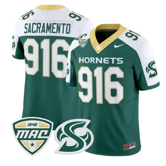 Sacramento Jersey #916 Sacramento State Hornets 2026 Vapor Stitched
