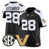 Sedrick Alexander Jersey #7 Vanderbilt Commodores 2026 Vapor Stitched