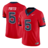 Shamar Porter Jersey #5 UConn Huskies 2026 Vapor Limited Football All Stitched - Top Design Fan Shamar Porter Jersey #5 UConn Huskies 2026 Vapor Limited Football All Stitched
