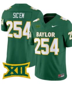 Sic'Em Jersey #254 Baylor Bears Throwback 2026 Vapor Limited All Stitched