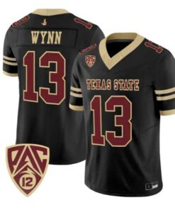 spergon-wynn-jersey-13-texas-state-bobcats-2026-vapor-all-stitched-01 - Top Design Fan Spergon Wynn Jersey #13 Texas State Bobcats 2026 Vapor All Stitched