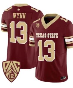 spergon-wynn-jersey-13-texas-state-bobcats-2026-vapor-all-stitched-03 - Top Design Fan Spergon Wynn Jersey #13 Texas State Bobcats 2026 Vapor All Stitched