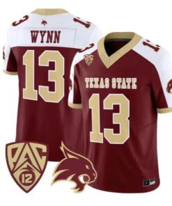 spergon-wynn-jersey-13-texas-state-bobcats-2026-vapor-all-stitched-02 - Top Design Fan Spergon Wynn Jersey #13 Texas State Bobcats 2026 Vapor All Stitched