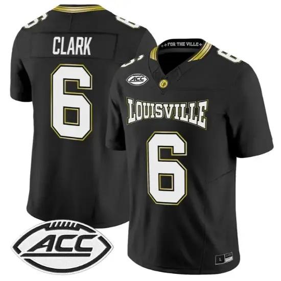 Stanquan Clark Jersey #6 Louisville Cardinals 2026 For The Ville Vapor Stitched by My Store NCAA Football Jerseys