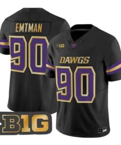 Steve Emtman #90 Washington Huskies Jersey 2026 Unleash the Dawgs Vapor Stitched by My Store NCAA Football Jerseys