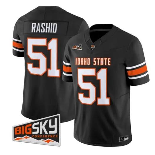 Stryker Rashid Jersey #51 Idaho State Bengals 2026 Limited All Stitched - Top Design Fan Stryker Rashid Jersey #51 Idaho State Bengals 2026 Limited All Stitched