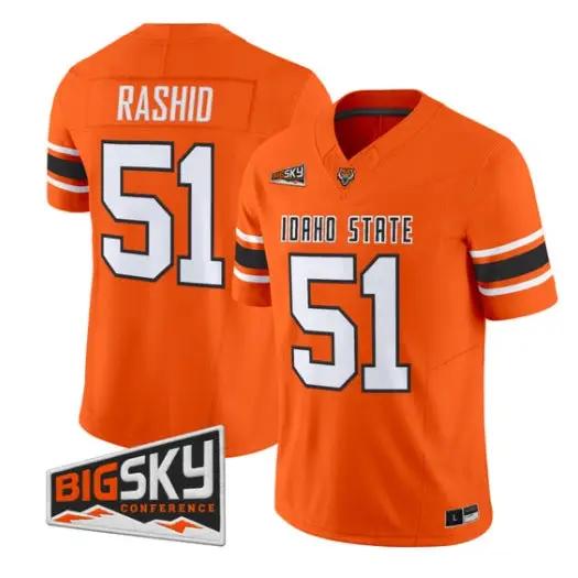 stryker-rashid-jersey-51-idaho-state-bengals-2026-limited-all-stitched-01 - Top Design Fan Stryker Rashid Jersey #51 Idaho State Bengals 2026 Limited All Stitched