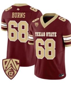 sully-burns-jersey-68-texas-state-bobcats-2026-vapor-all-stitched-03 - Top Design Fan Sully Burns Jersey #68 Texas State Bobcats 2026 Vapor All Stitched