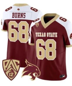 sully-burns-jersey-68-texas-state-bobcats-2026-vapor-all-stitched-02 - Top Design Fan Sully Burns Jersey #68 Texas State Bobcats 2026 Vapor All Stitched