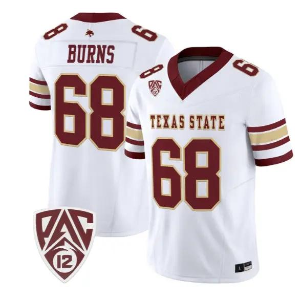 sully-burns-jersey-68-texas-state-bobcats-2026-vapor-all-stitched-04 - Top Design Fan Sully Burns Jersey #68 Texas State Bobcats 2026 Vapor All Stitched