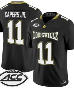 T.J. Capers Jersey #11 Louisville Cardinals 2026 For The Ville Vapor Stitched by My Store NCAA Football Jerseys