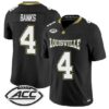 TJ Banks Jersey #4 Louisville Cardinals 2026 For The Ville Vapor All Stitched