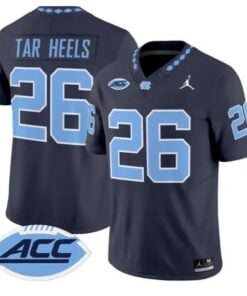 Tar Heels Jersey #26 North Carolina Tar Heels 2026 Limited Stitched by My Store NCAA Football Jerseys