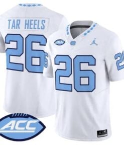 Tar Heels Jersey #26 North Carolina Tar Heels 2026 Limited Stitched by My Store NCAA Football Jerseys