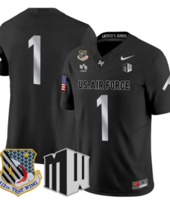 Team Jersey #1 Air Force Falcons 2026 Vapor Limited All Stitched