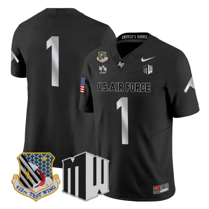 Team Jersey #1 Air Force Falcons 2026 Vapor Limited All Stitched - Top Design Fan Team Jersey #1 Air Force Falcons 2026 Vapor Limited All Stitched