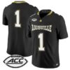 Team Jersey #1 Louisville Cardinals 2026 For The Ville Vapor All Stitched