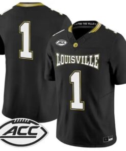 Team Jersey #1 Louisville Cardinals 2026 For The Ville Vapor All Stitched by My Store NCAA Football Jerseys
