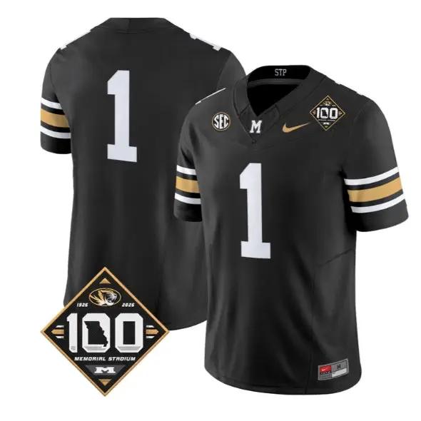 TeamJersey #1 Missouri Tigers 100th Anniversary 2026 Edition Vapor Stitched - Top Design Fan TeamJersey #1 Missouri Tigers 100th Anniversary 2026 Edition Vapor Stitched