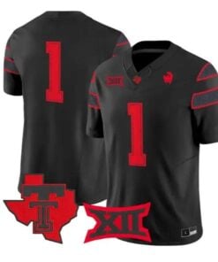 Team Jersey #1 Texas Tech Red Raiders 2026 Vapor Limited All Stitched