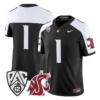 TeamJersey #1 Washington State Cougars 2026 Vapor Stitched - Top Design Fan TeamJersey #1 Washington State Cougars 2026 Vapor Stitched