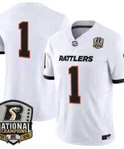 Team Jersey #1 Arizona Rattlers 2026 National Patch All Stitched by My Store NCAA Football Jerseys