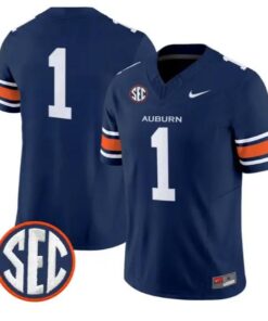 Team Jersey #1 Auburn Tigers Jersey 2026 Vapor Limited All Stitched by My Store NCAA Football Jerseys