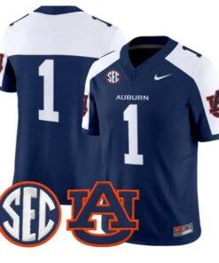 Team Jersey #1 Auburn Tigers Jersey 2026 Vapor Limited All Stitched by My Store NCAA Football Jerseys