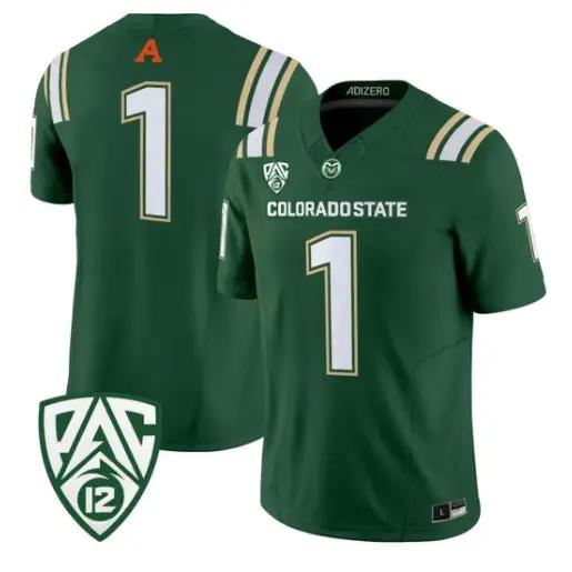 Team Jersey #1 Colorado State Rams 2026 Vapor Limited All Stitched by My Store NCAA Football Jerseys