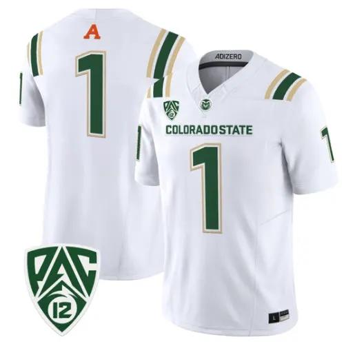 Team Jersey #1 Colorado State Rams 2026 Vapor Limited All Stitched by My Store NCAA Football Jerseys