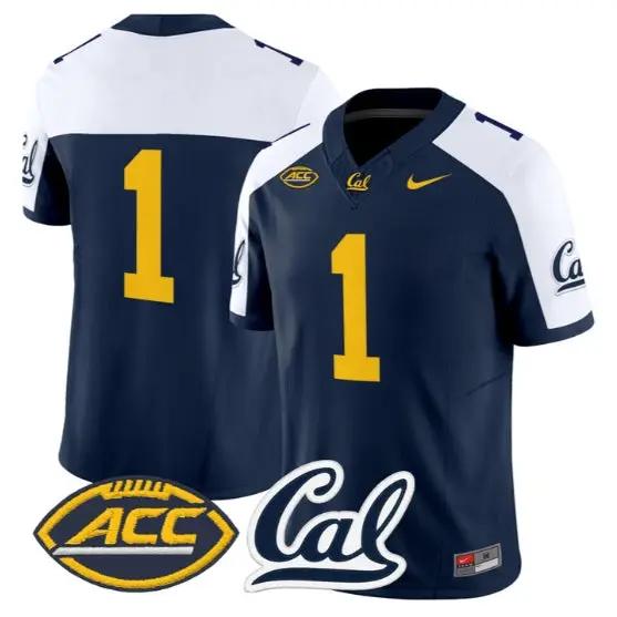 Team Jersey #1 Golden Bears Jersey 2026 Vapor Limited - All Stitched by My Store NCAA Football Jerseys