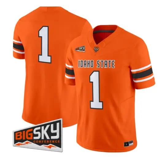 Team Jersey #1 Idaho State Bengals 2026 Vapor Limited All Stitched by My Store NCAA Football Jerseys