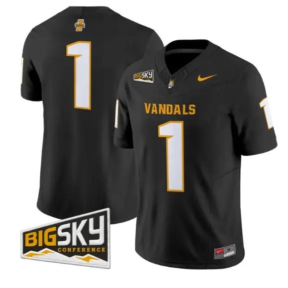 Team Jersey #1 Idaho Vandals Jersey 2026 Vapor Limited All Stitched by My Store NCAA Football Jerseys
