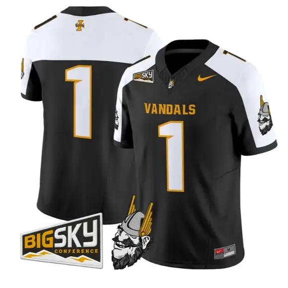 Team Jersey #1 Idaho Vandals Jersey 2026 Vapor Limited All Stitched by My Store NCAA Football Jerseys