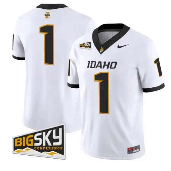 Team Jersey #1 Idaho Vandals Jersey 2026 Vapor Limited All Stitched by My Store NCAA Football Jerseys