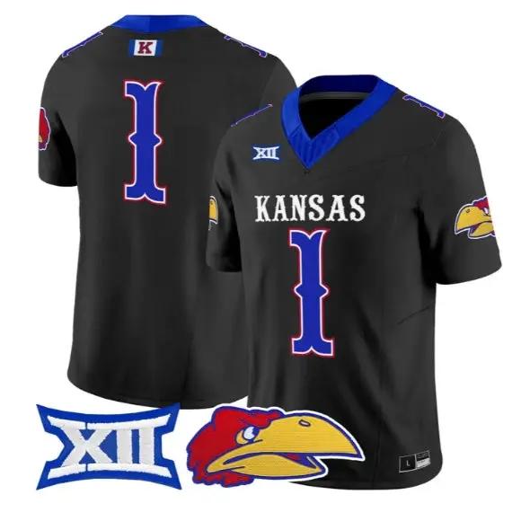 team-jersey-1-kansas-jayhawks-2026-vapor-limited-all-stitched-01 - Top Design Fan Team Jersey #1 Kansas Jayhawks 2026 Vapor Limited All Stitched