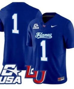 Team Jersey #1 Liberty Flames 2026 Vapor Limited All Stitched by My Store NCAA Football Jerseys