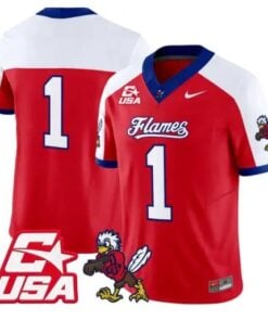 Team Jersey #1 Liberty Flames 2026 Vapor Limited All Stitched by My Store NCAA Football Jerseys
