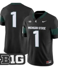 Team Jersey #1 Michigan State Spartans 2026 Vapor Limited Stitched by My Store NCAA Football Jerseys