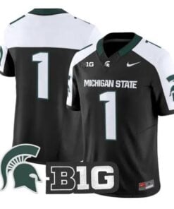 Team Jersey #1 Michigan State Spartans 2026 Vapor Limited Stitched by My Store NCAA Football Jerseys