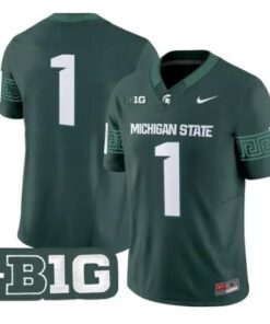 Team Jersey #1 Michigan State Spartans 2026 Vapor Limited Stitched by My Store NCAA Football Jerseys