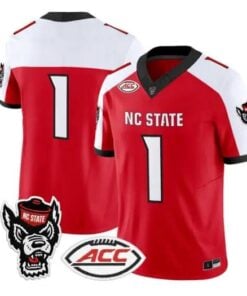 Team Jersey #1 NC State Wolfpack 2026 Vapor Limited All Stitched by My Store NCAA Football Jerseys